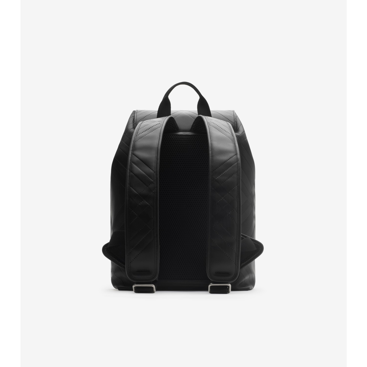 Embossed Check Backpack