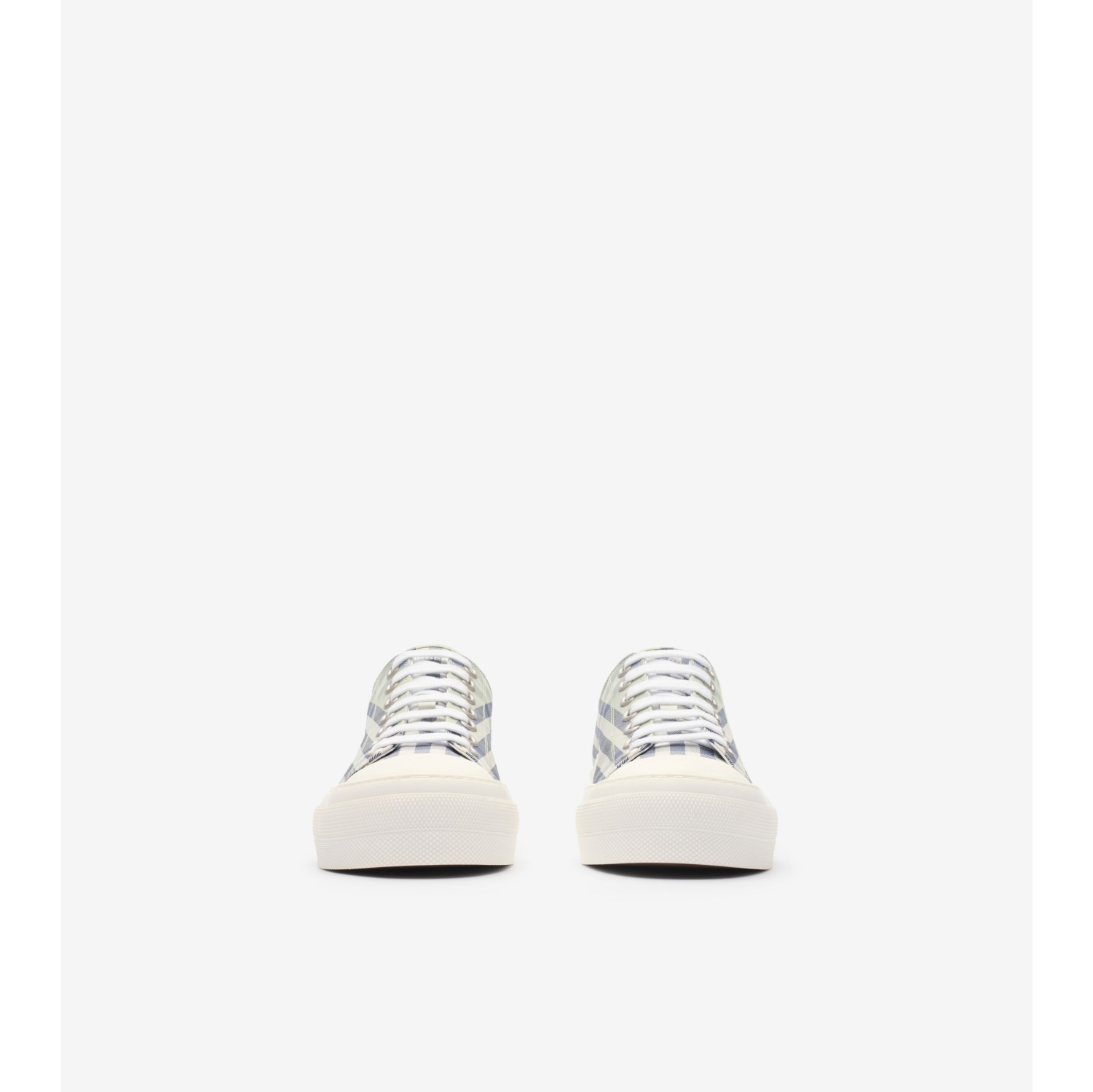 Check Sneakers in Seafoam green - Women | Burberry® Official