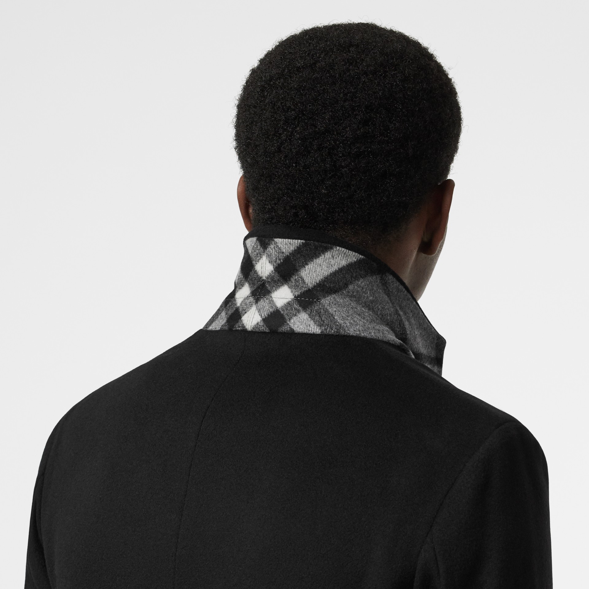 black reflective jacket