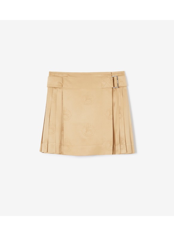 Burberry shop yellow skirt