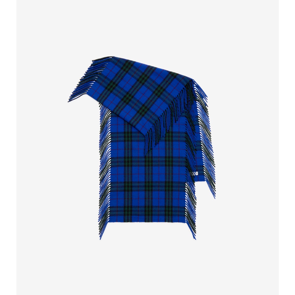 Shop Burberry Check Cashmere Happy Scarf In Knight