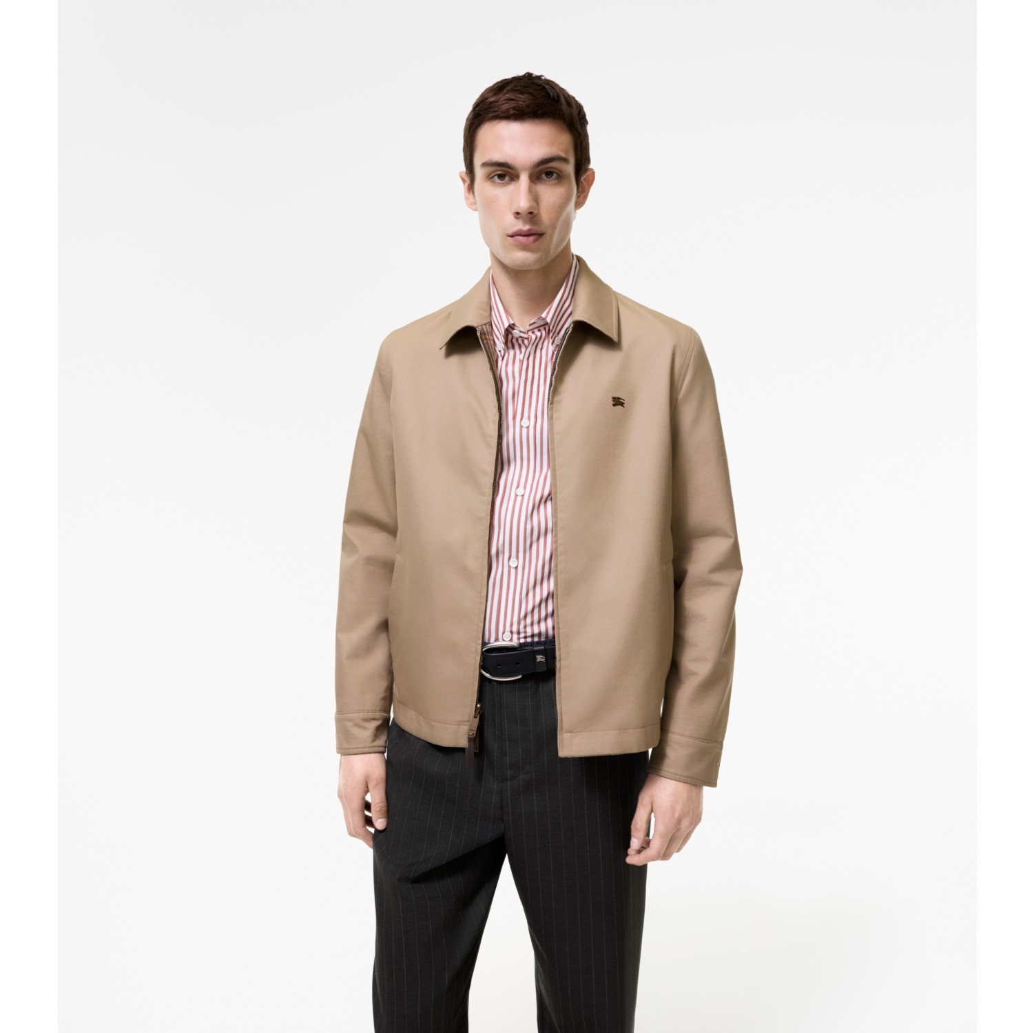 Reversible Tropical Gabardine Bloomsbury Harrington Jacket