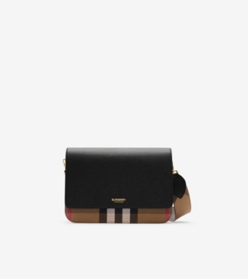 Burberry 黒 レザー ショルダーバッグ サコッシュ バーバリー BURBERRY ホースフェリシーショルダーバッグ