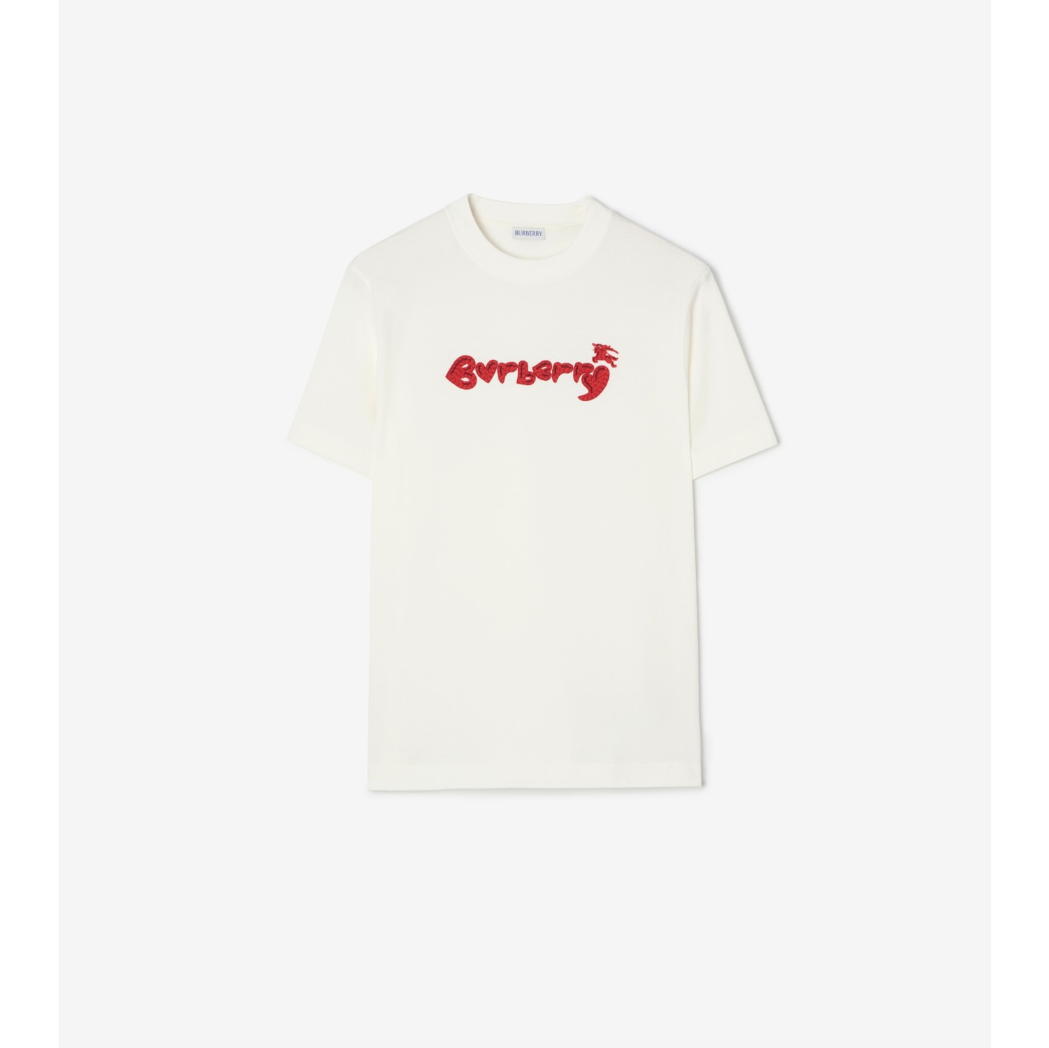 Heart Logo Cotton T-shirt