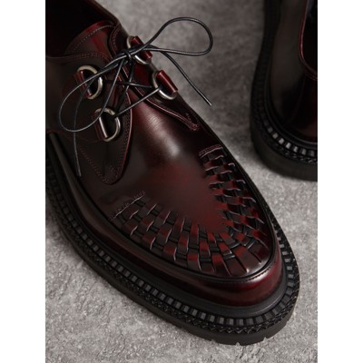 burberry boots mens bordeaux