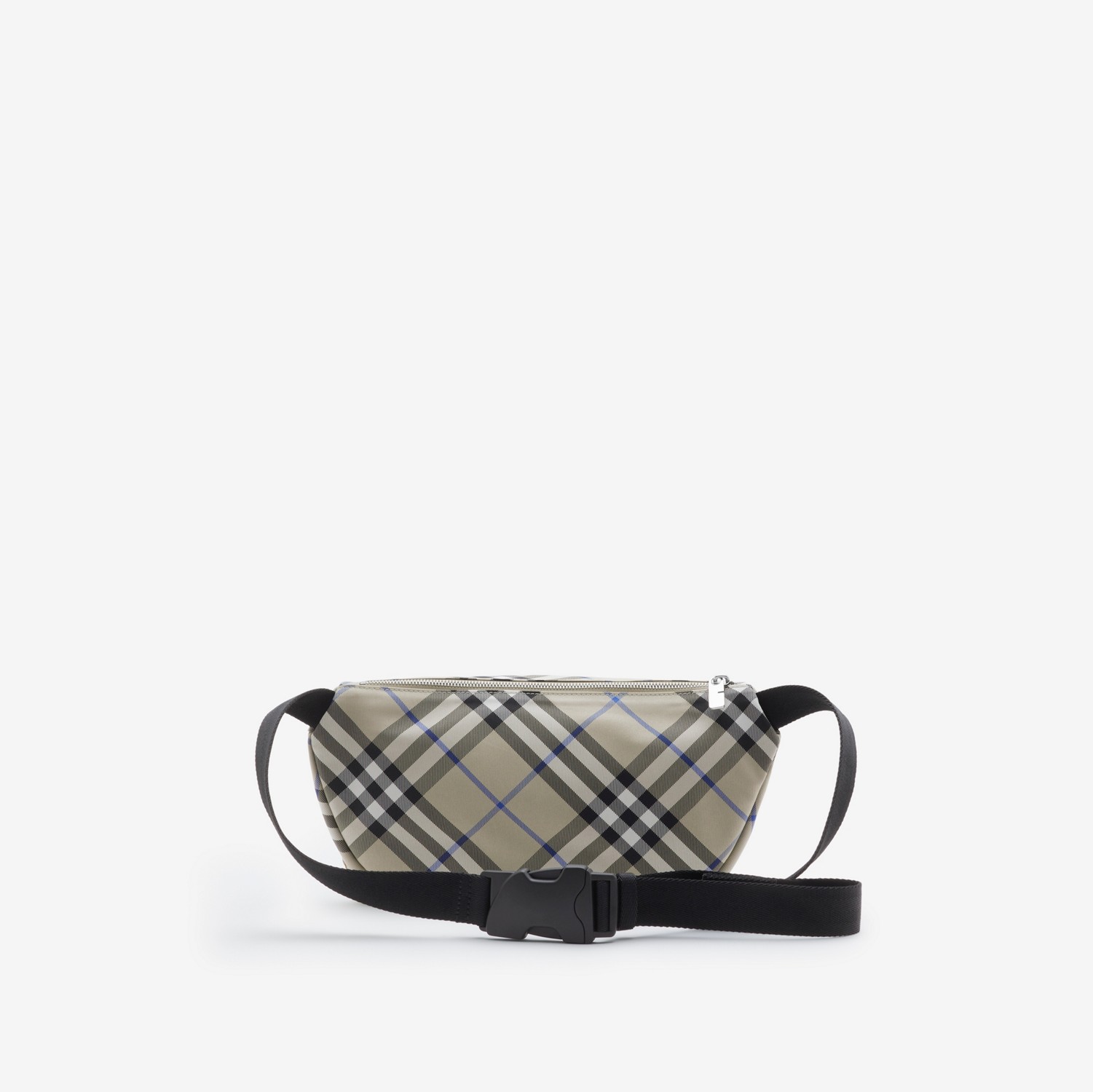 Check Belt Bag in Lichen - Men, Nylon | Burberry® Official Check Belt Bag in Lichen - Men, Nylon | Burberry® Official