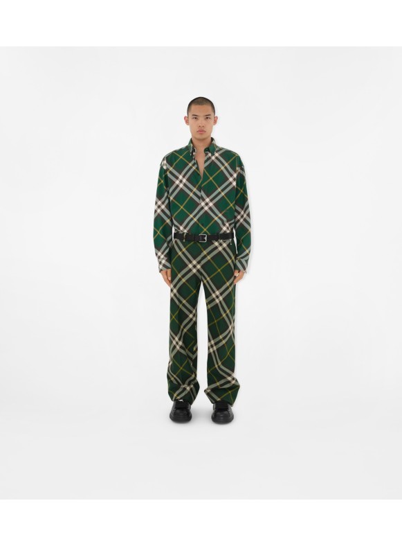 Burberry - CHECKERD TROUSERS  HBX - Globally Curated Fashion and