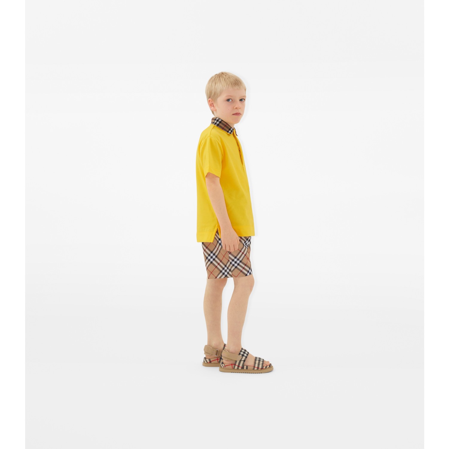 Burberry shorts store kids yellow