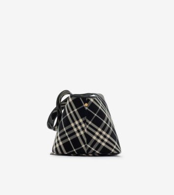 Small Check Shoulder Bag In Black/calico - Women | Burberry® Official