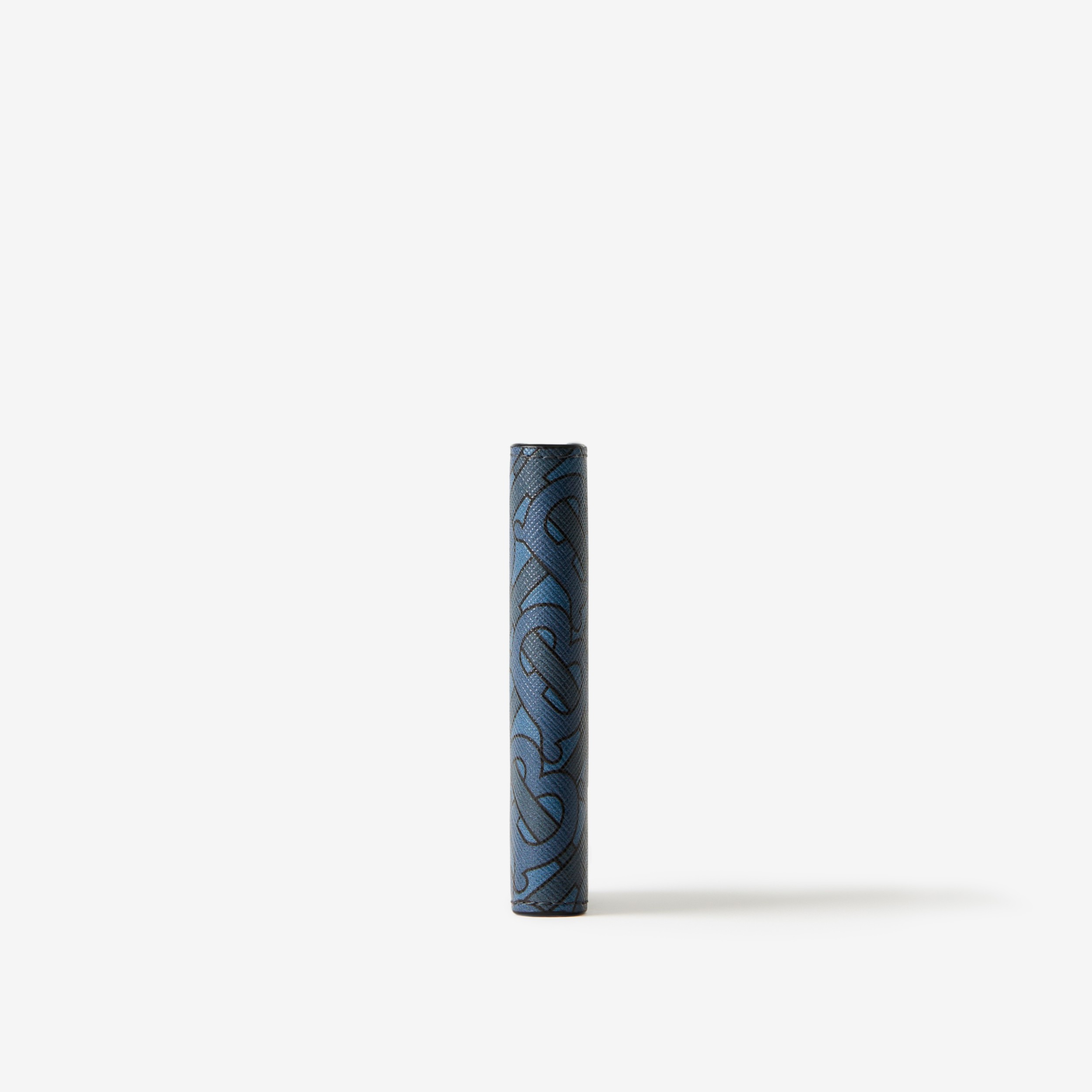 Monogram Print Folding Card Case in Navy - Men | Burberry® Official - 2