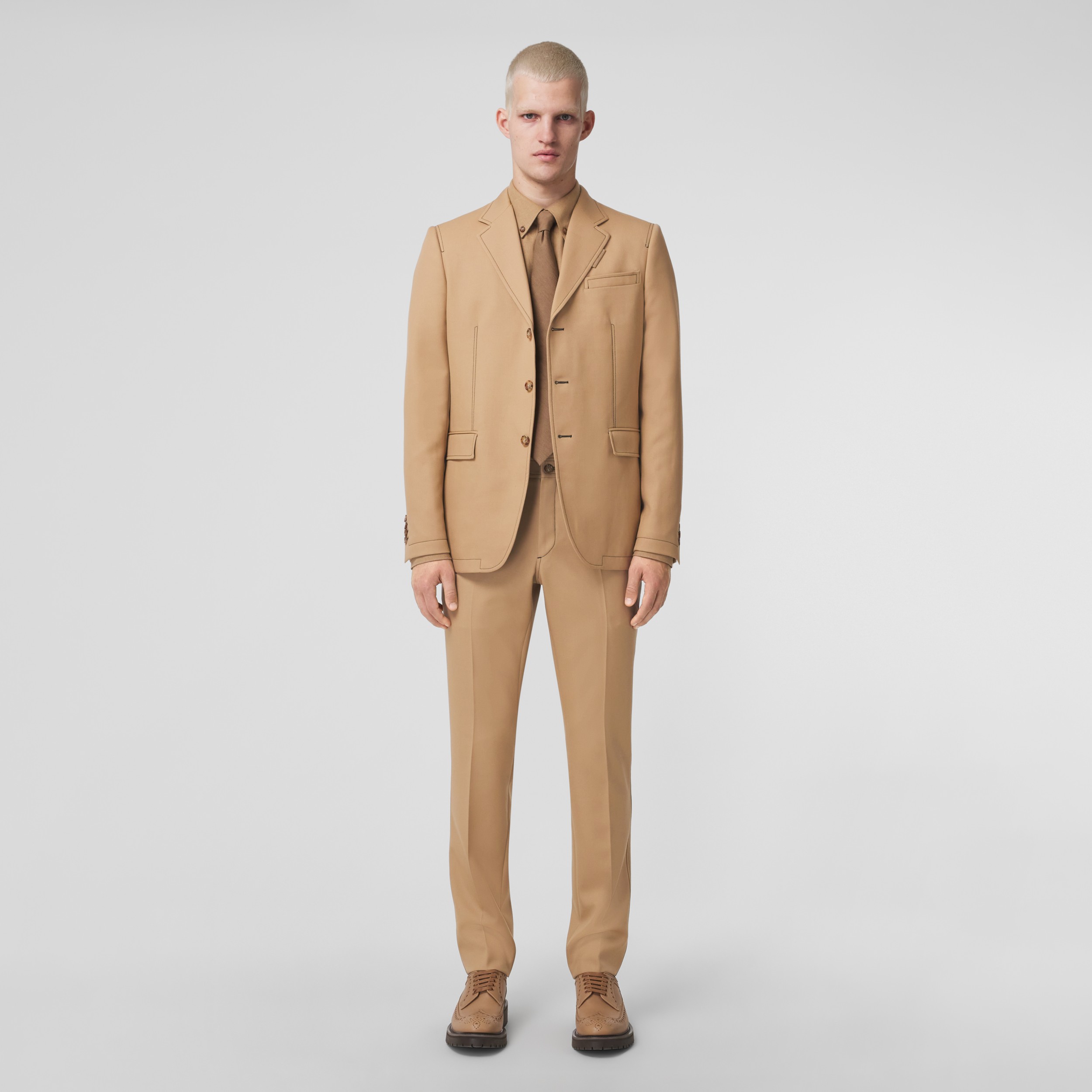 Topstitched Tailored in Camel Men | Burberry United States