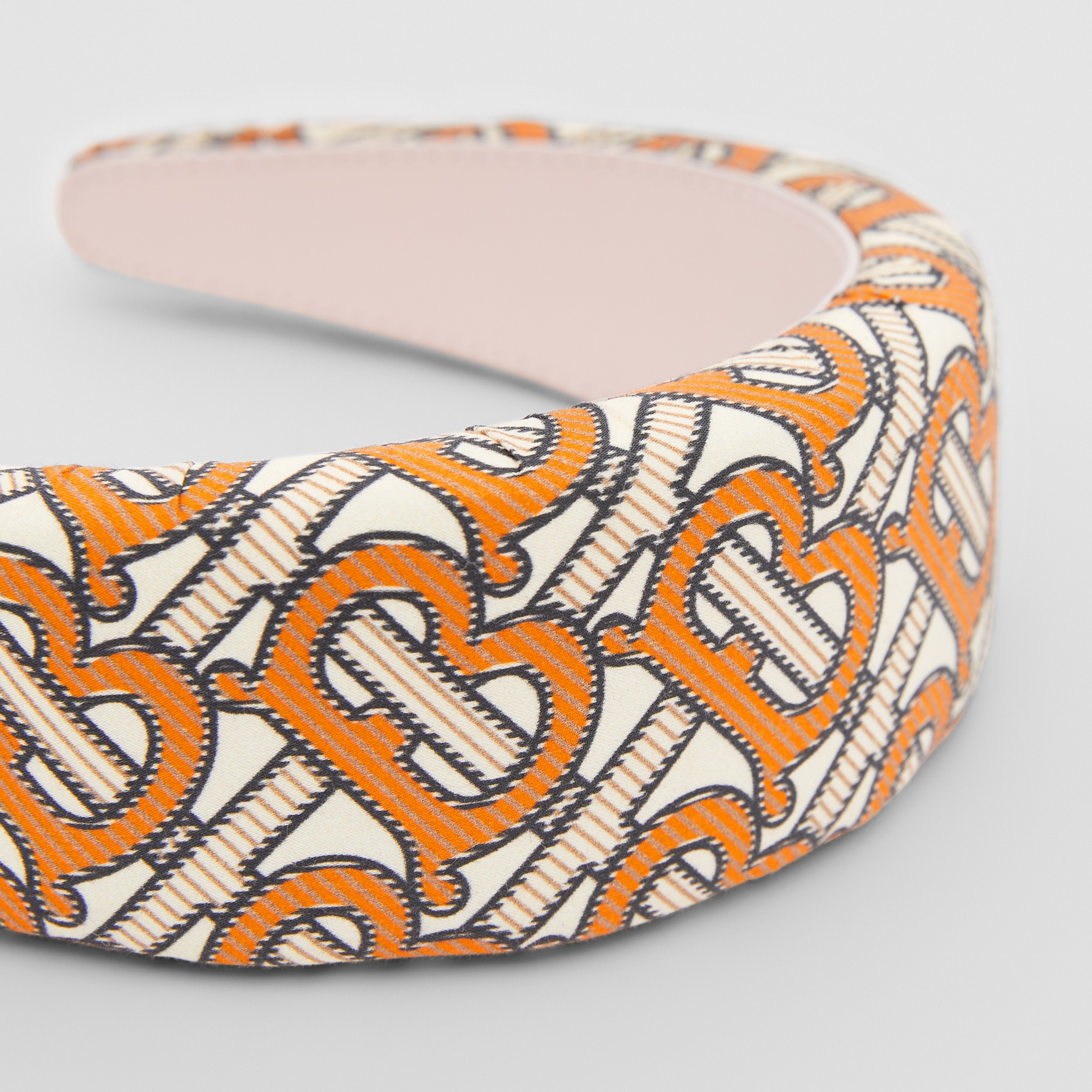 Monogram Print Cotton Hairband in Orange - Children | Burberry® Official - 2