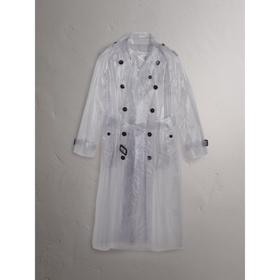 burberry white trench coat