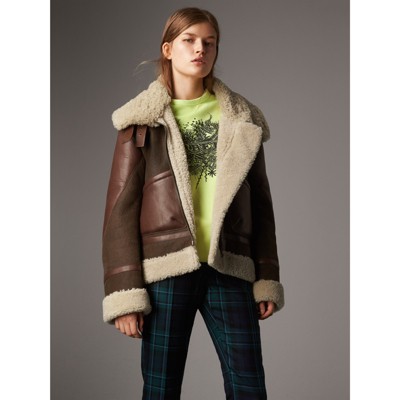 burberry sheepskin jacket