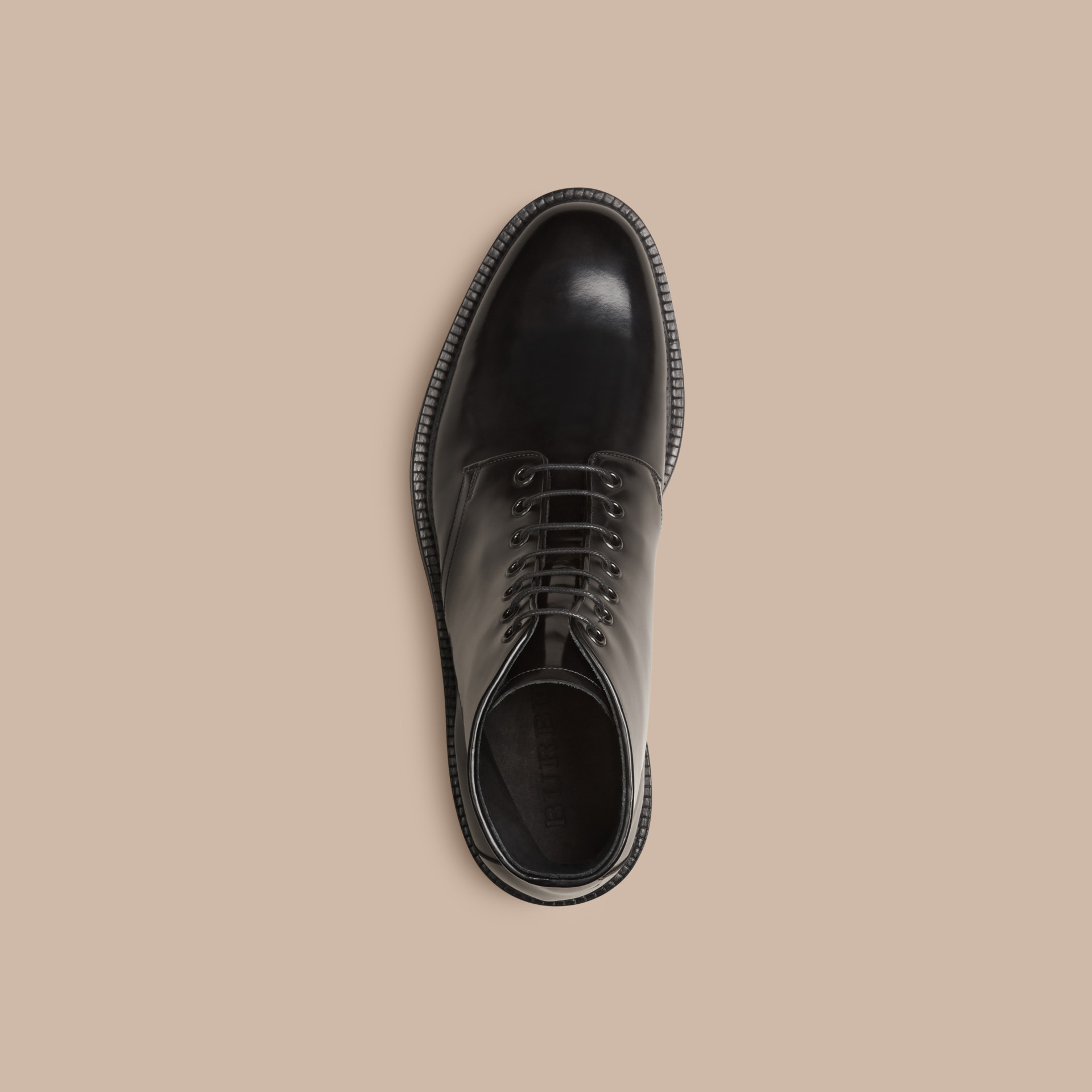 burberry lace up boots