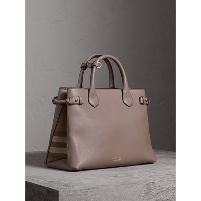 medium leather tote bag burberry