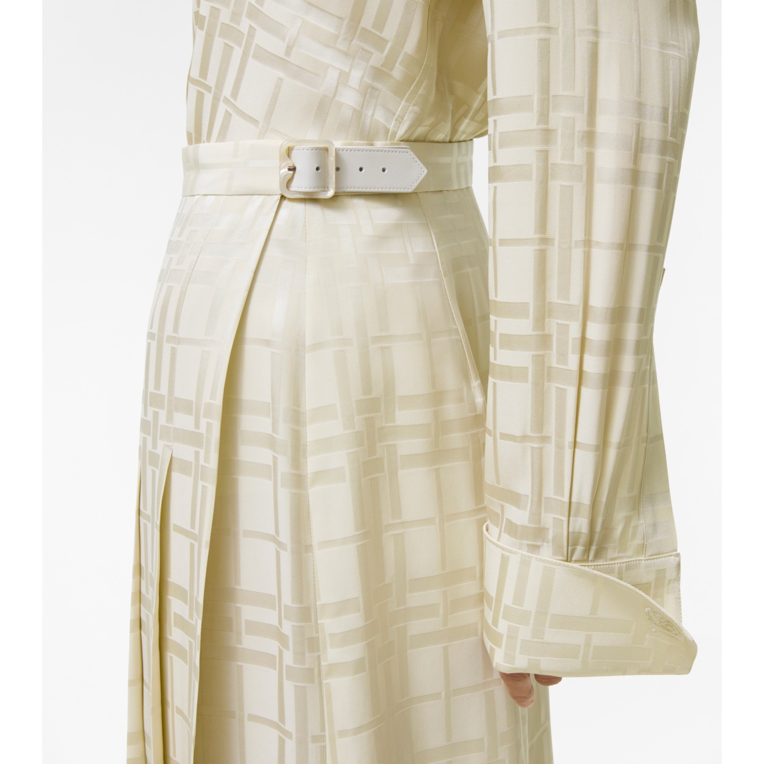 Silk Midi Kilt - thumbnail 3