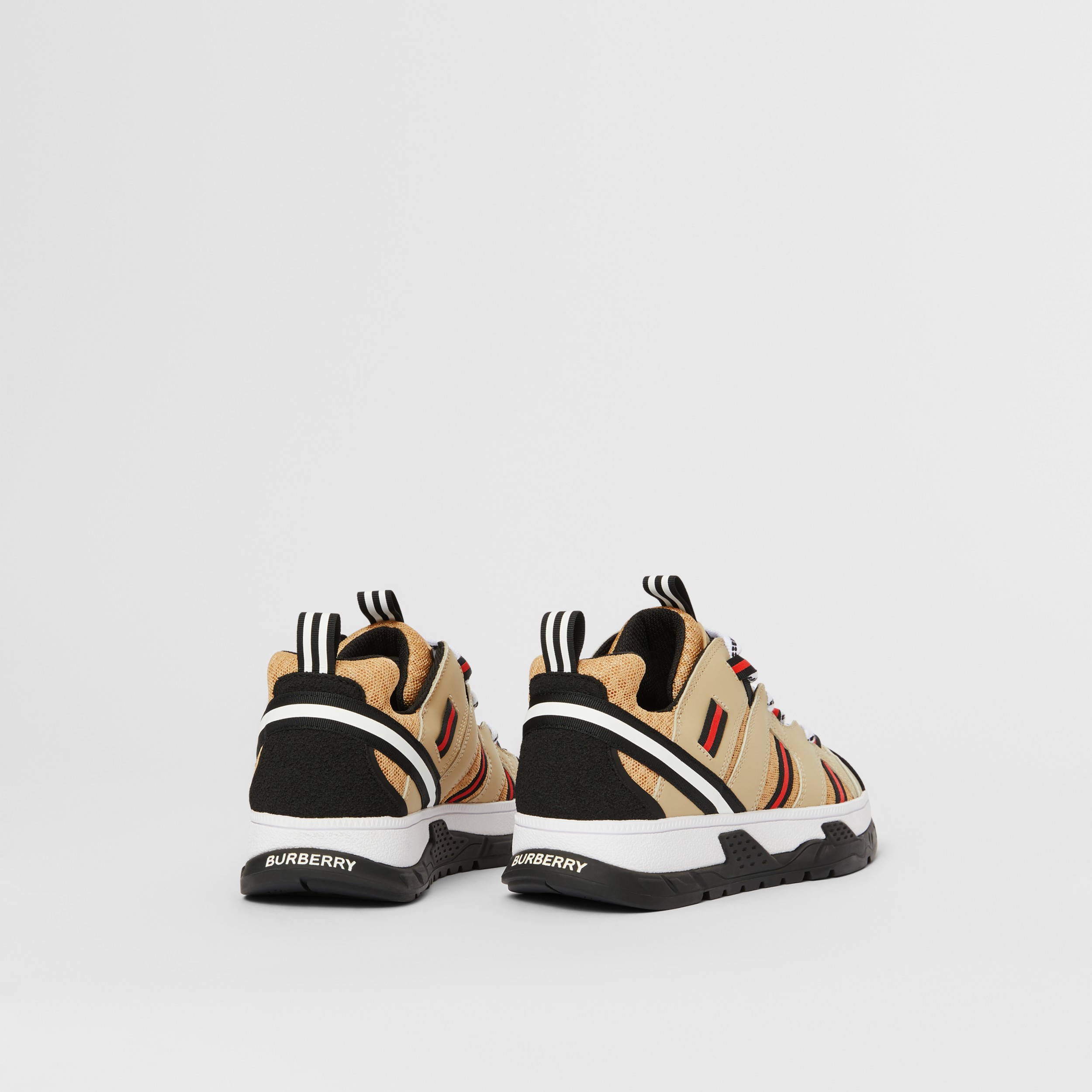 mesh and nubuck union sneakers