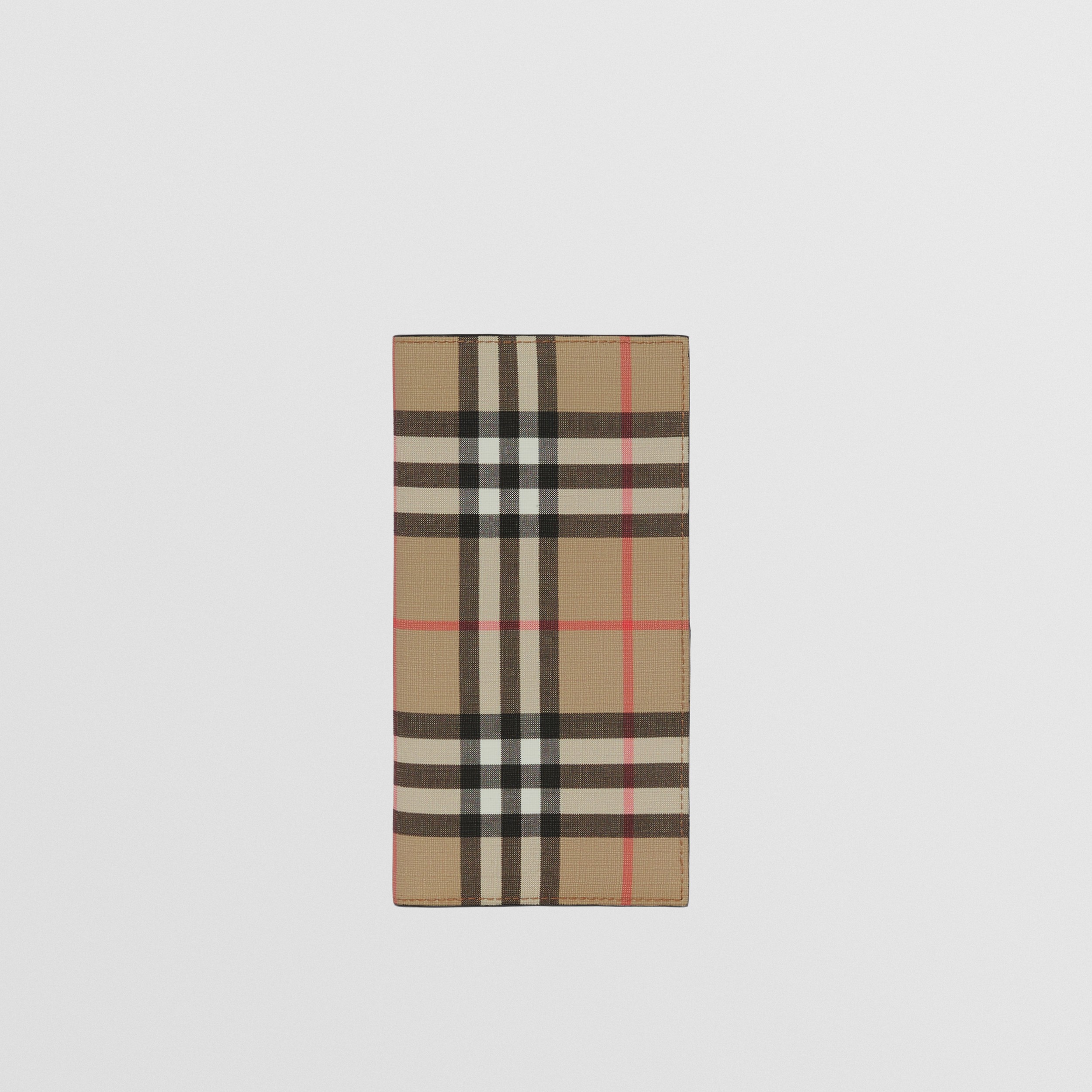 Bio-based Vintage Check Continental Wallet in Archive Beige - Men | Burberry® Official - 3