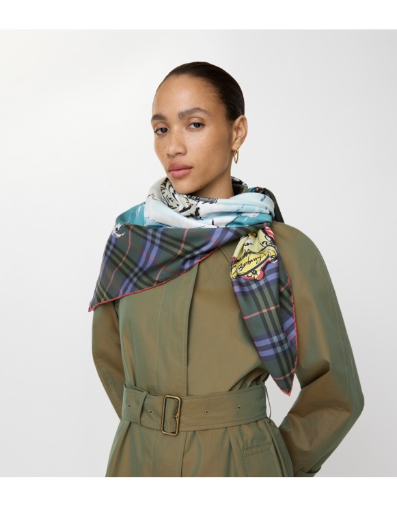 Women's Designer Silk Scarves | Burberry®️ Official