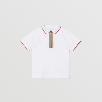 white burberry collar shirt