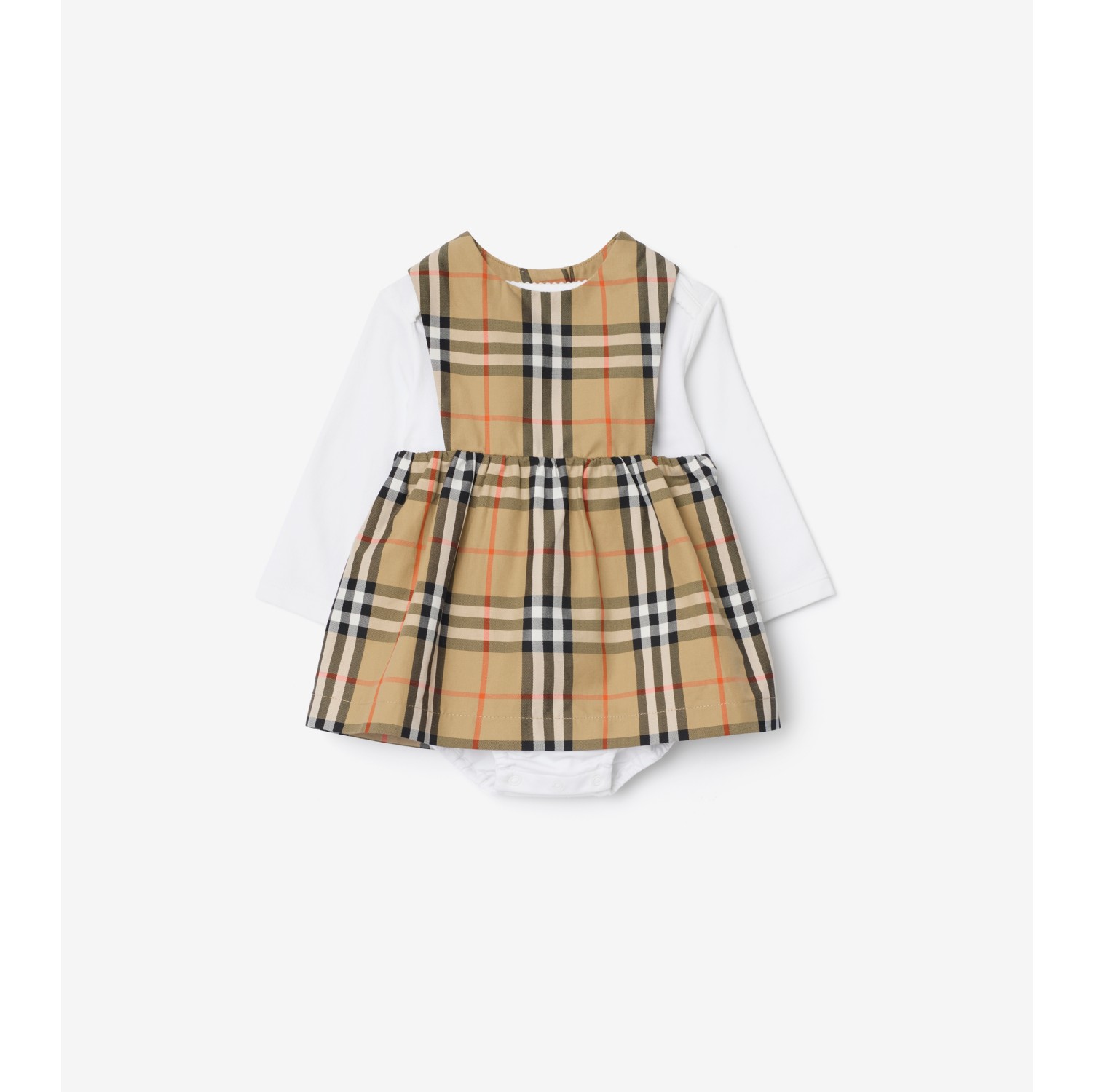 チェックコットン スリーピース ベイビーギフトセット