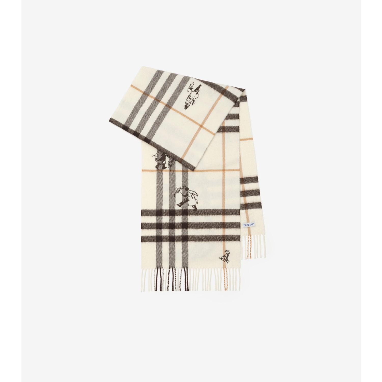 Check Mates Cashmere Scarf