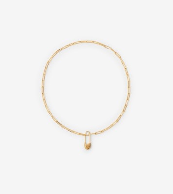Knight Pin Necklace in Gold - Women | Burberry® Official