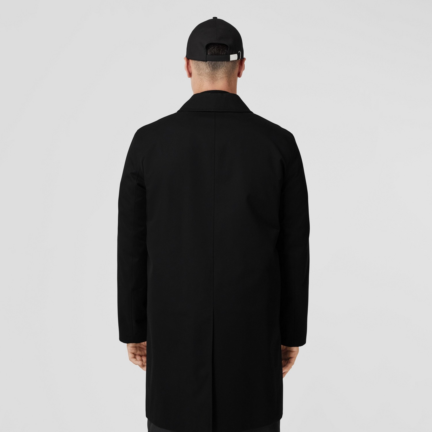 帕丁顿版型 – 中长款 Heritage 轻便大衣 (黑色) - 男士 | Burberry® 博柏利官网
