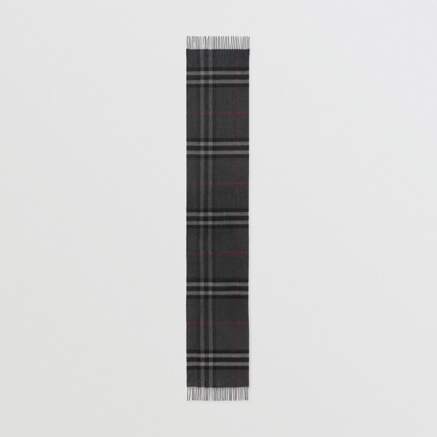 burberry scarf charcoal