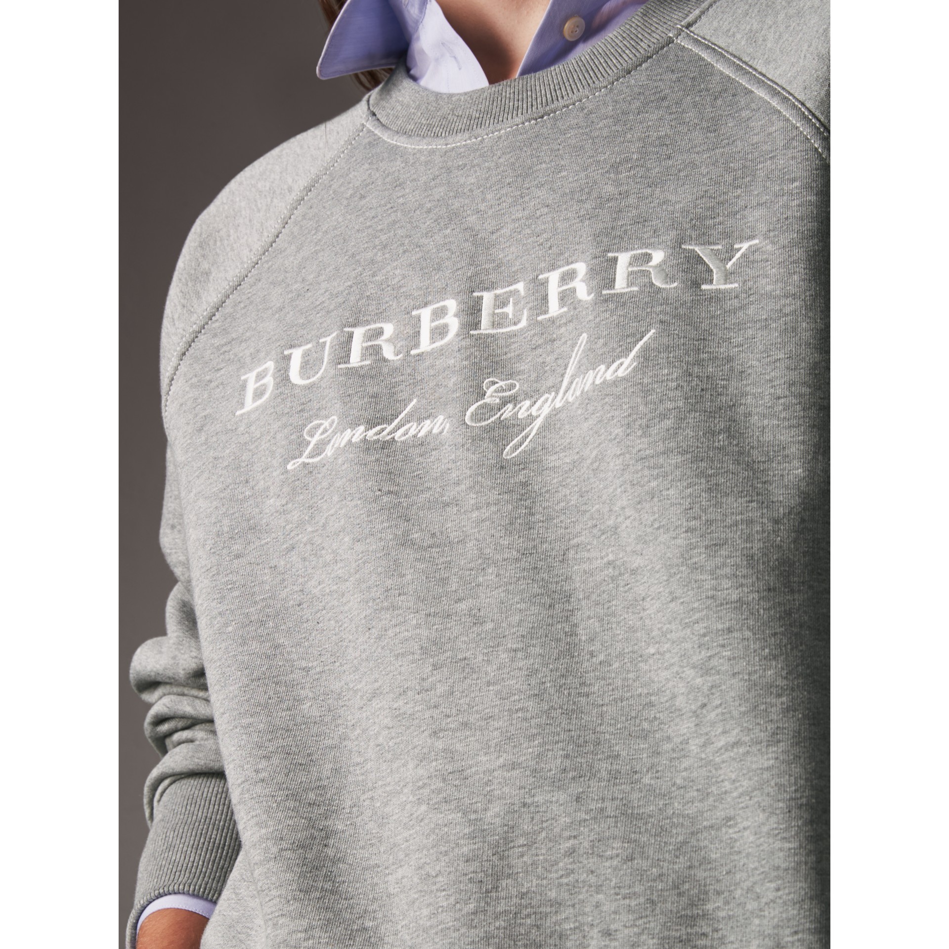 burberry grey shirt