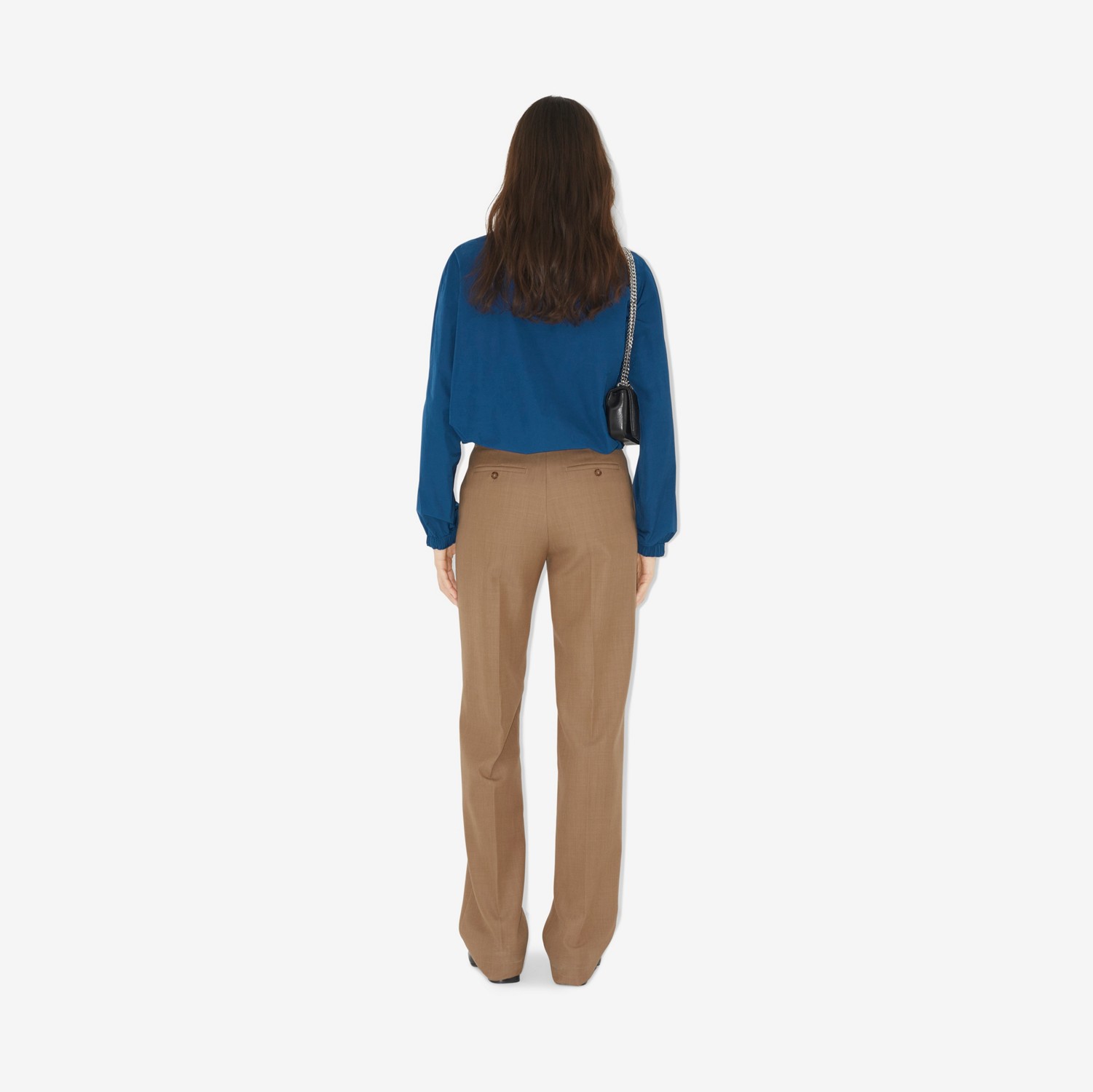 Oversize-Jacke aus Baumwollmischung mit Burberry-Logo (Tiefes Marineblau) - Damen | Burberry®