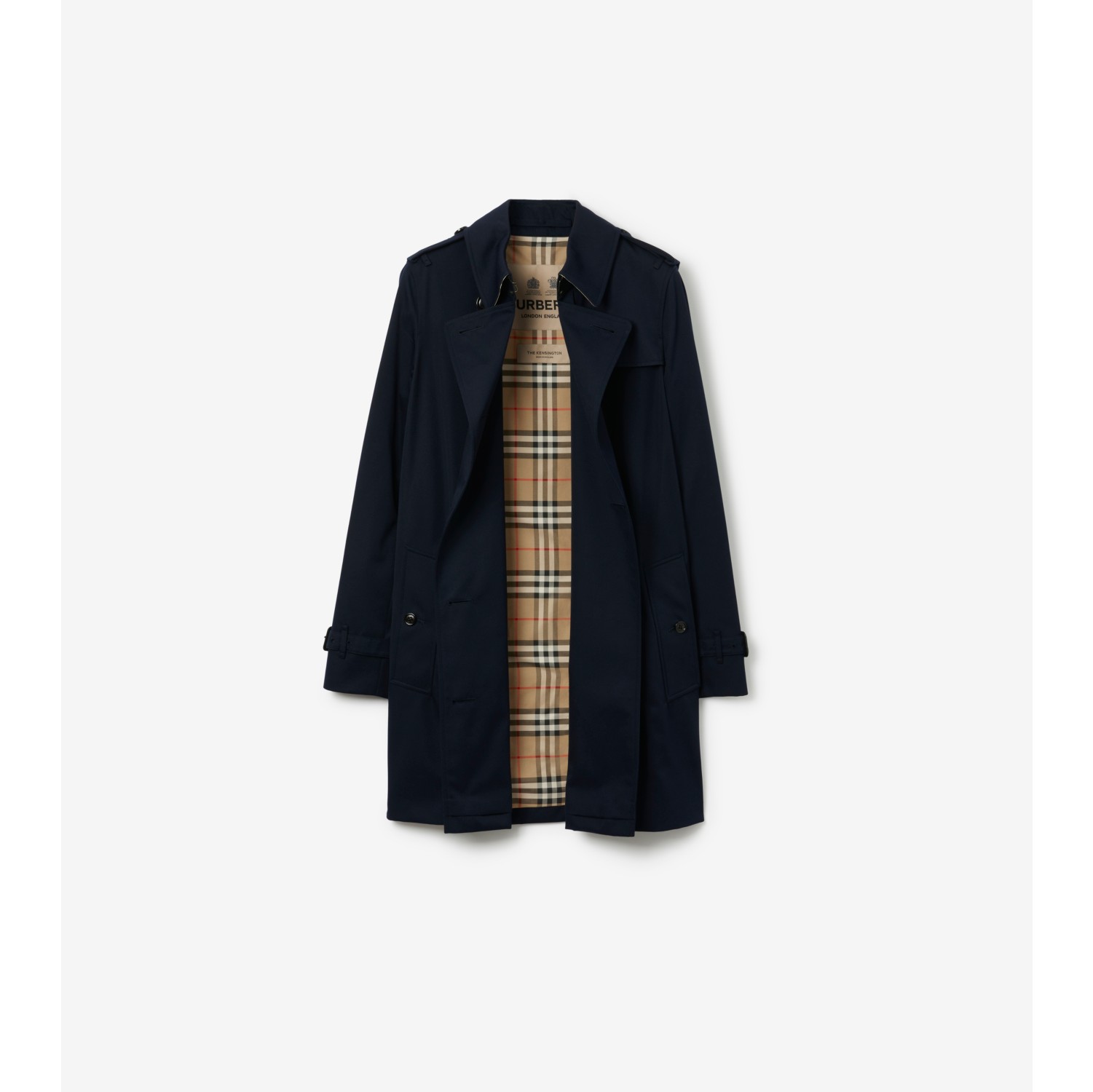 Burberry short clearance coat