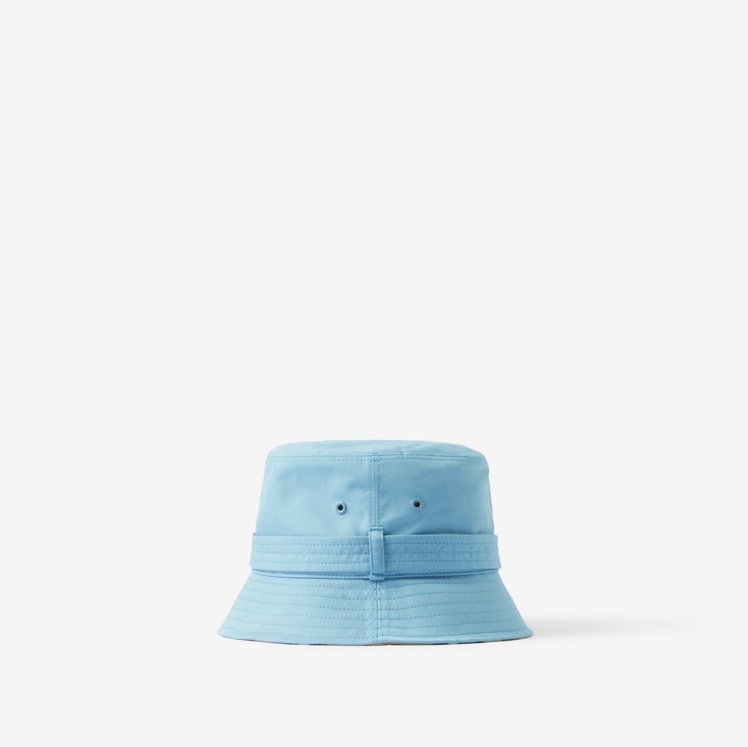 轻薄嘎巴甸束带设计渔夫帽 (冷牛仔蓝) | Burberry® 博柏利官网