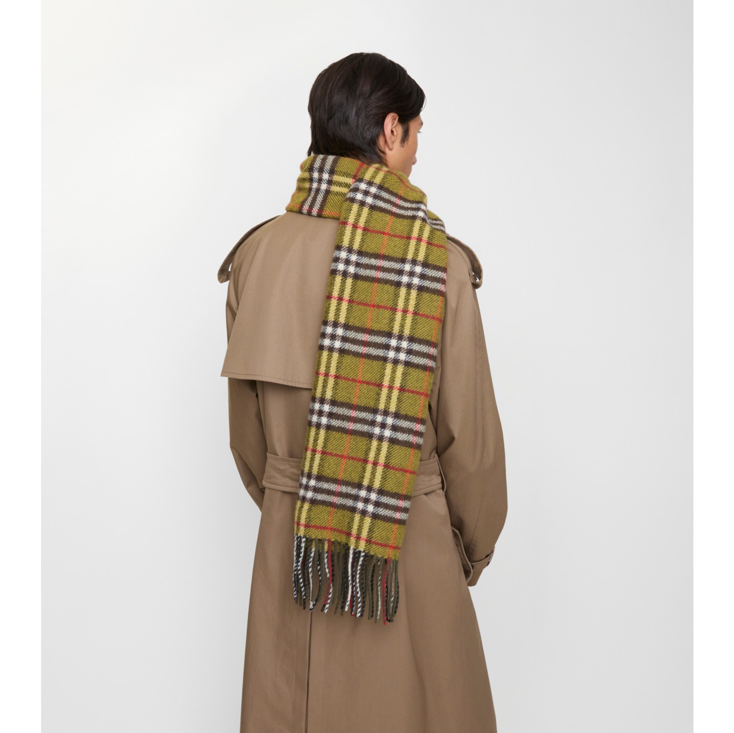 Check British Wool Scarf