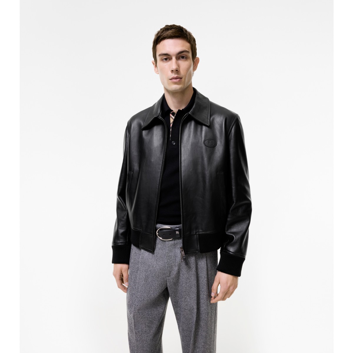  Leather Bloomsbury Harrington Jacket