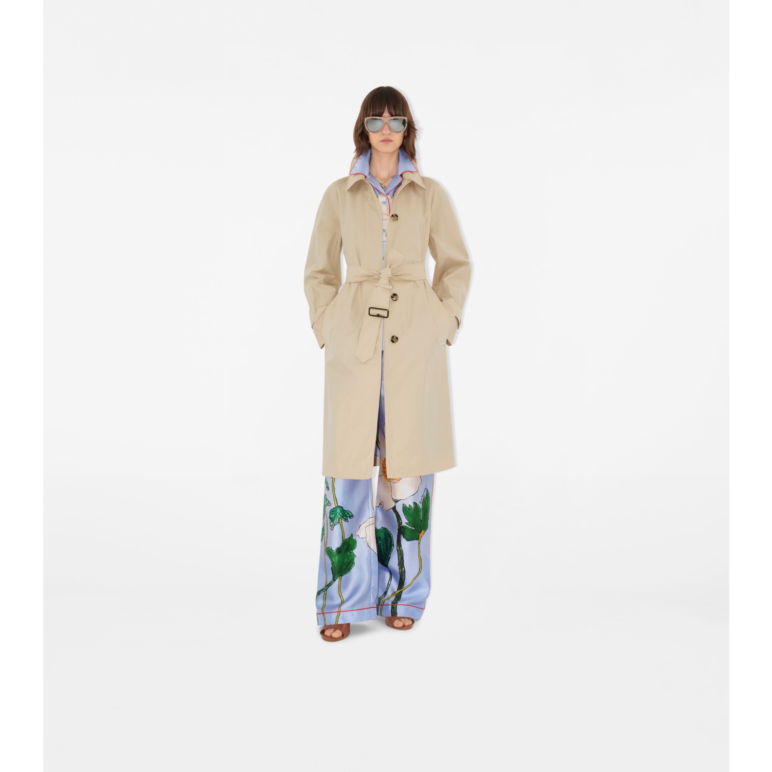 Long Highgrove Gabardine Car Coat