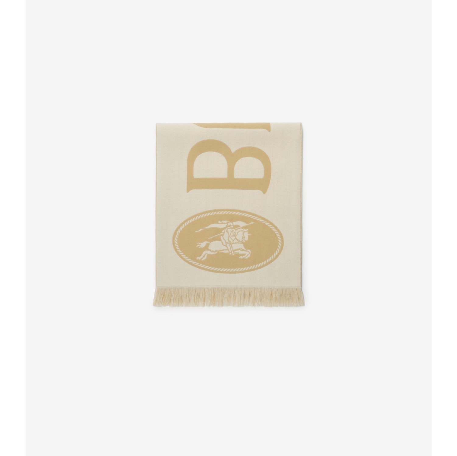 Logo Wool Scarf