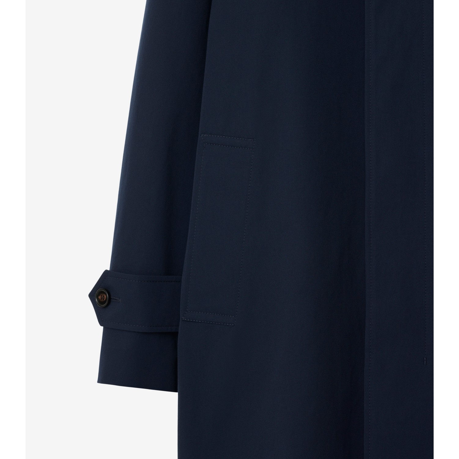 Long Gabardine Car Coat