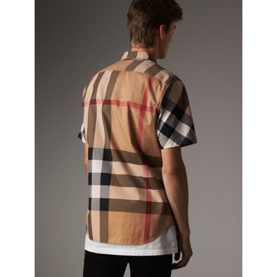 burberry short sleeve button up