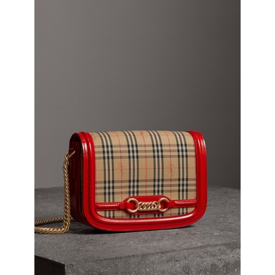 burberry check link bag