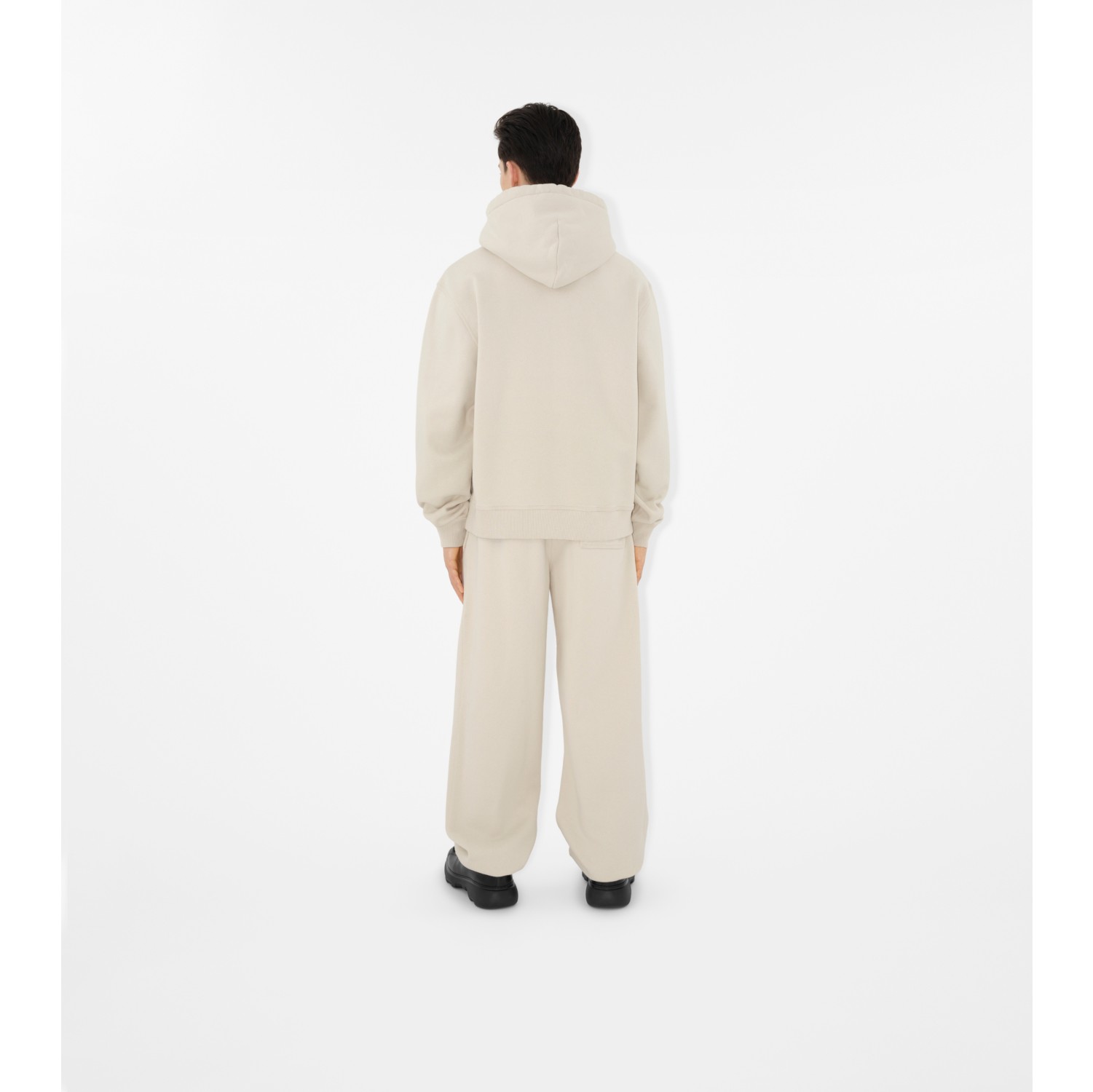 Cotton Jogging Pants in Soap - Men | Burberry® Official