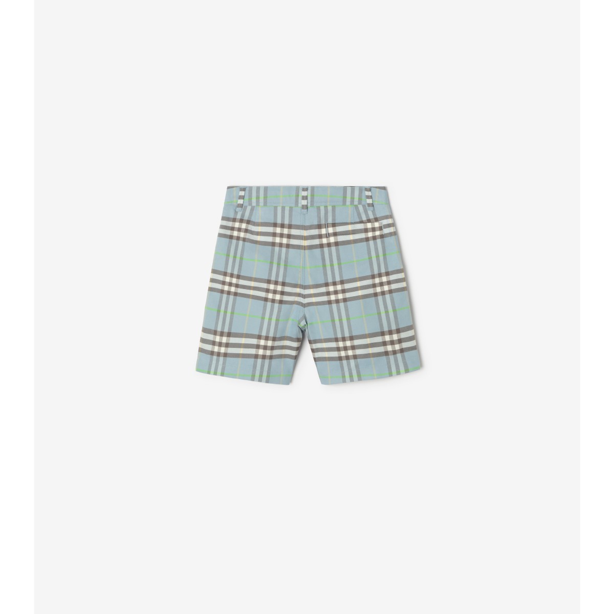  Check Cotton Shorts