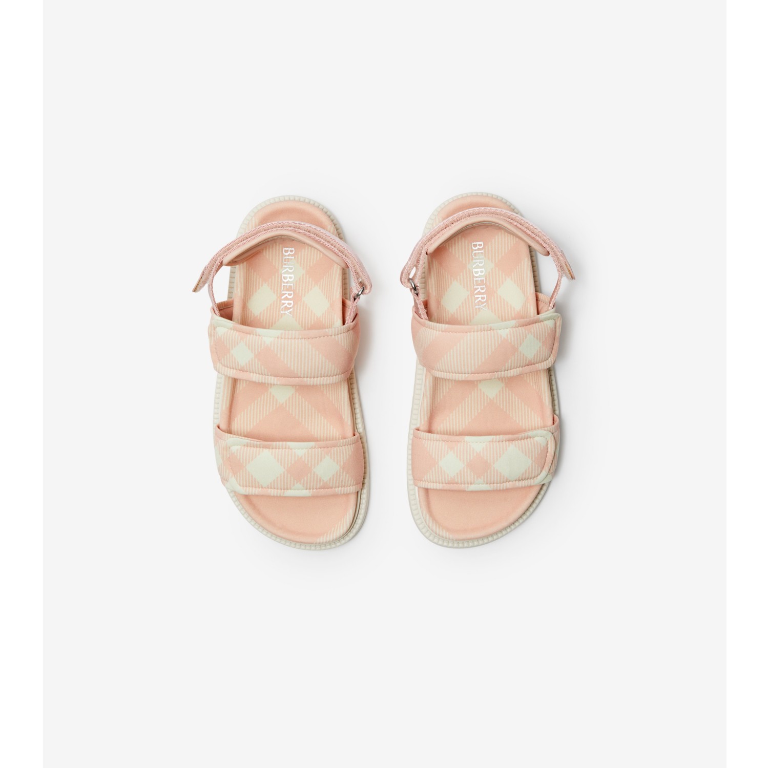 Burberry ardall web hotsell y house check sandals