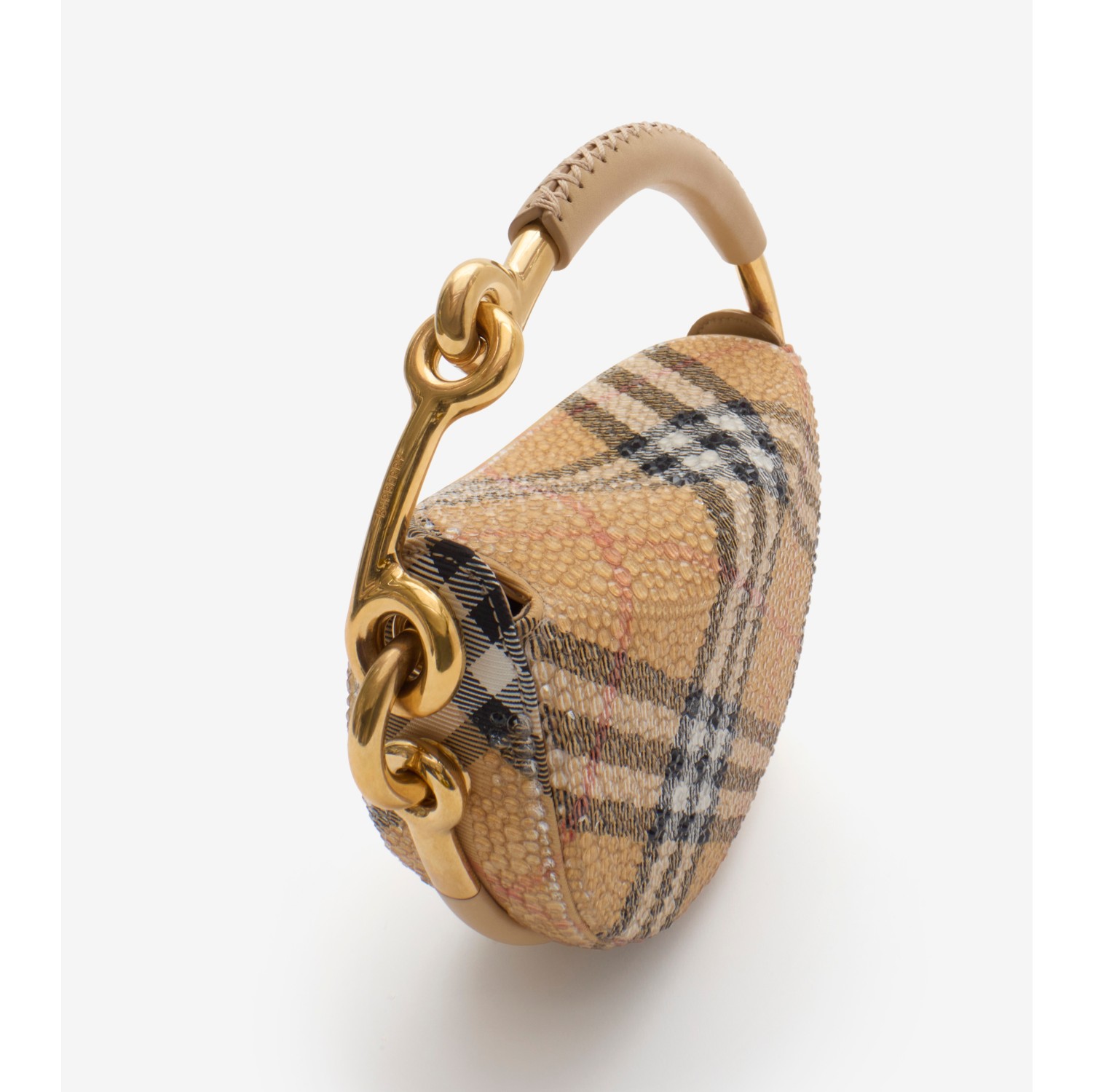 Bridle Clutch in Santal beige - Women | Burberry® Official