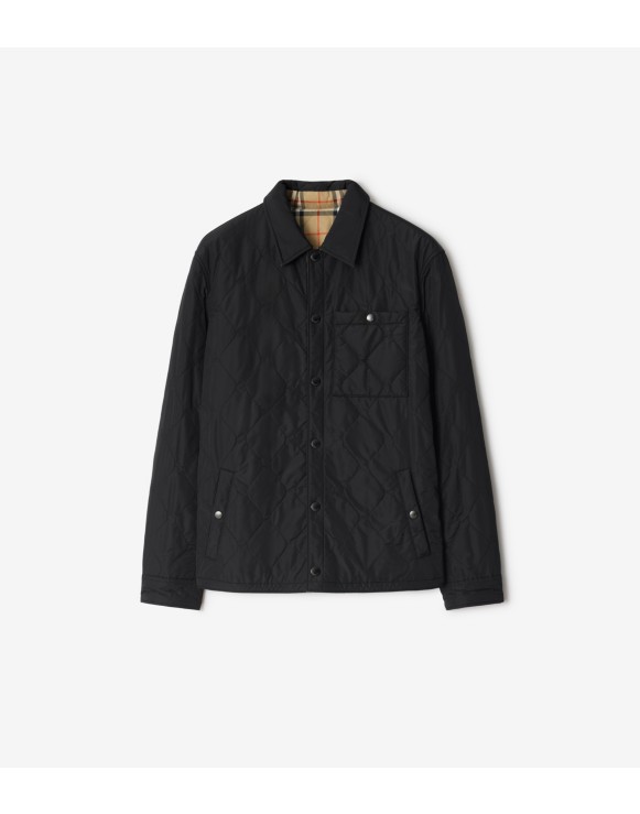 Reversible Quilted Nylon Overshirt