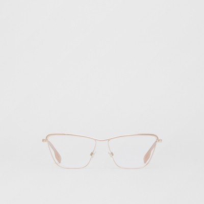 rose gold glasses frames burberry