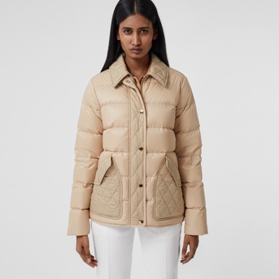 burberry puffer coat womens