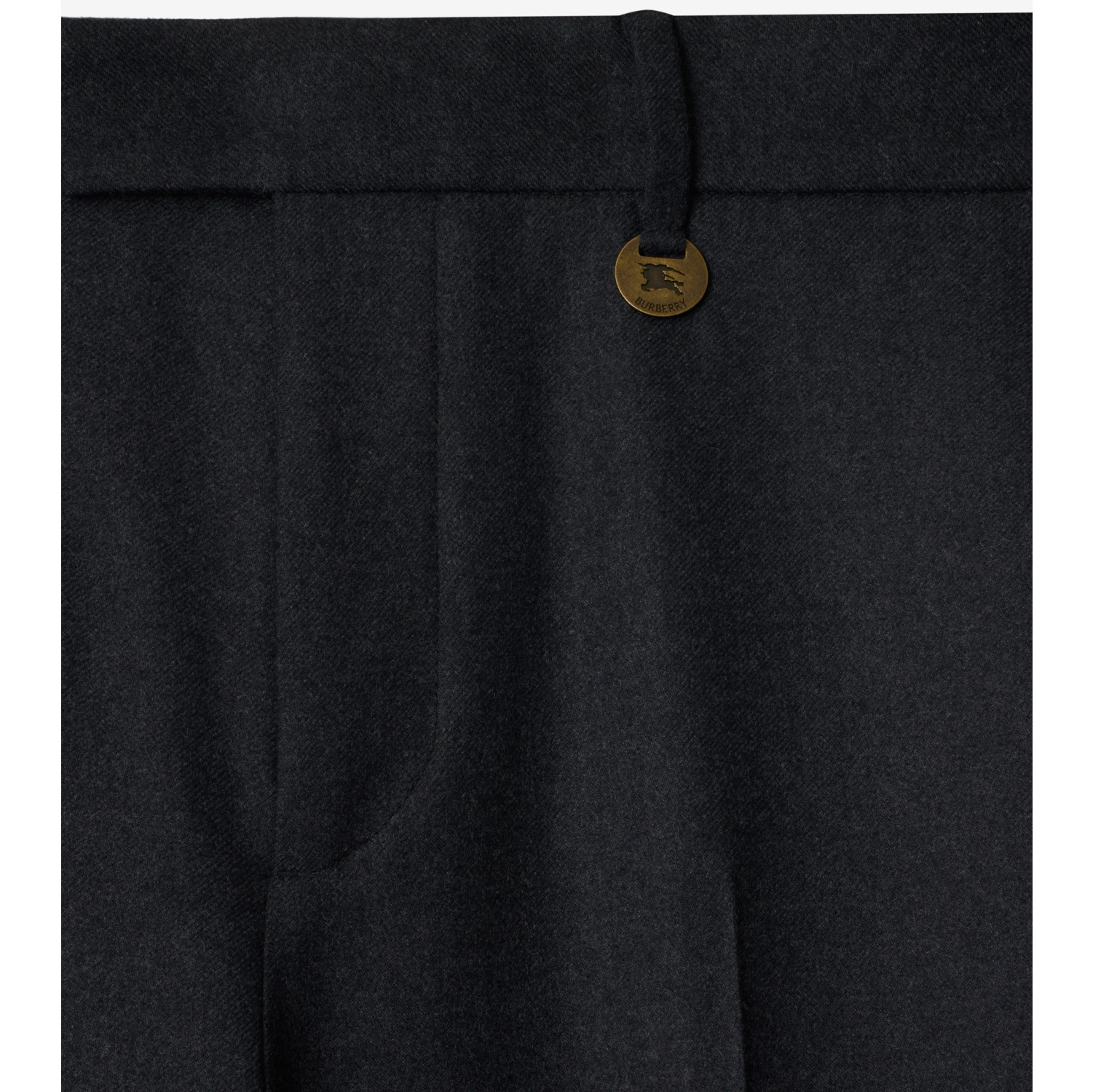 Wool Tailored Trousers in Brisk grey - Men | Burberry® Official