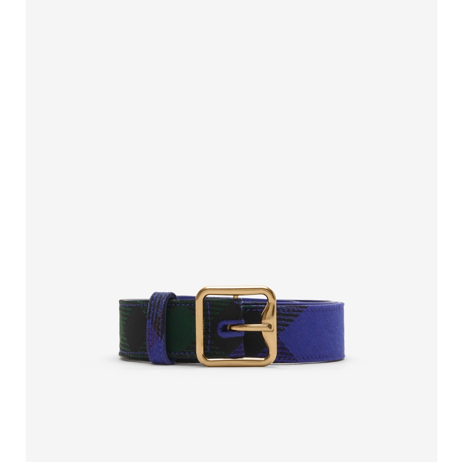 Check B Buckle Belt in Knight Women Burberry Official